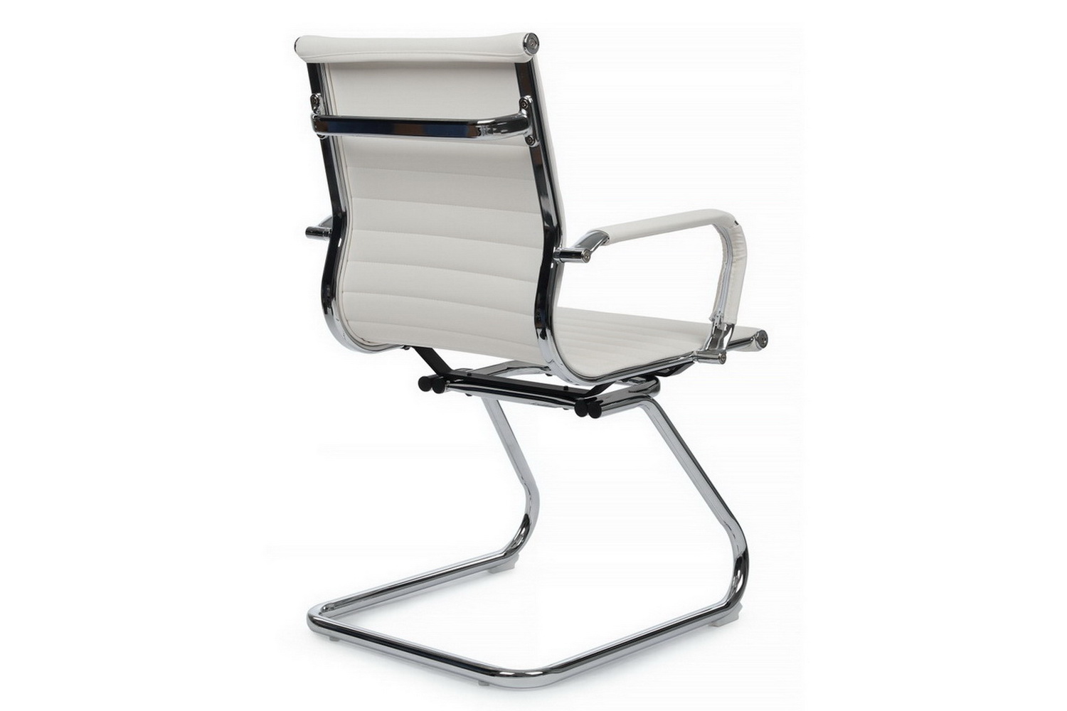Конференц-кресло RV Chair HUGO 6002-3E Белая экокожа  стоимость