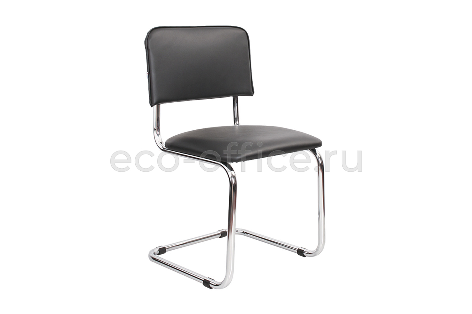 Стул SYLWIA Chrome 450320/V4 Чёрная экокожа купить в Челябинске