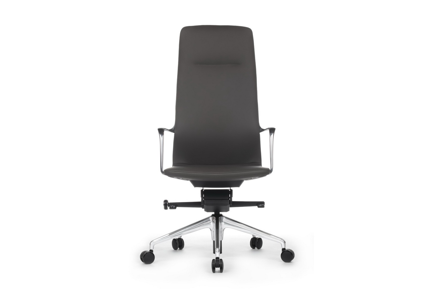 Кресло руководителя RV Design PLAZA FK004-A13 Антрацит кожа  стоимость