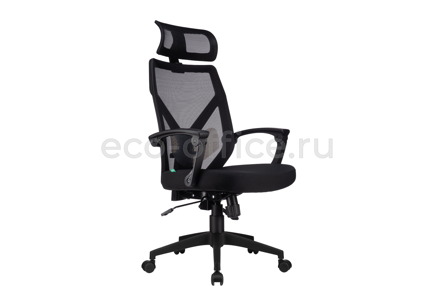 Кресло RV Chair OLIVER W-203 AC Чёрный пластик / Чёрная ткань купить в Челябинске