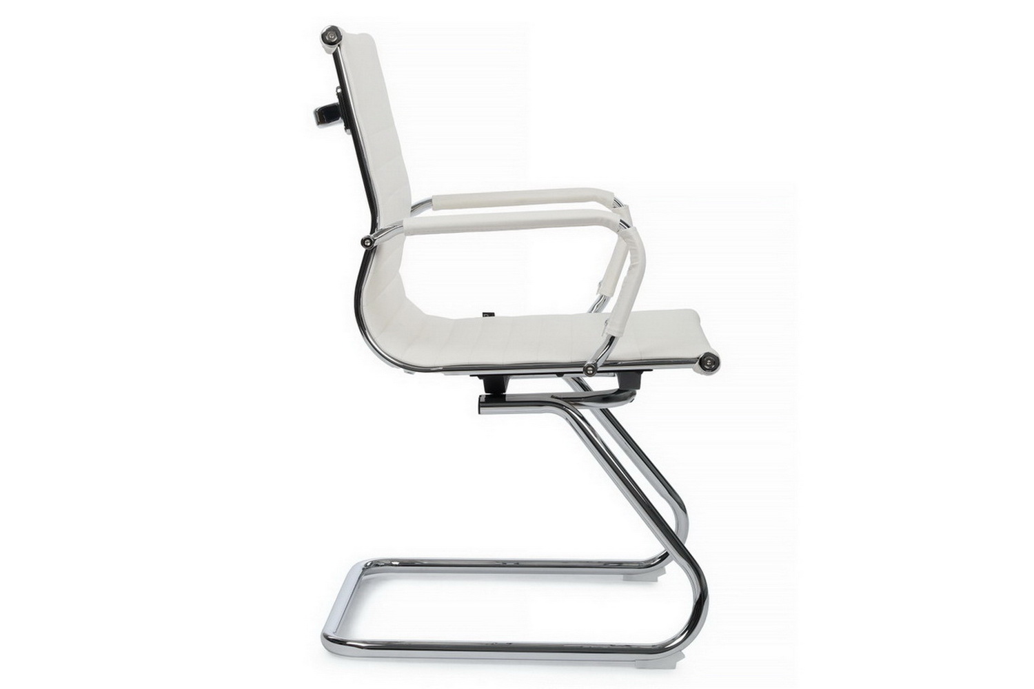 Конференц-кресло RV Chair HUGO 6002-3E Белая экокожа  стоимость