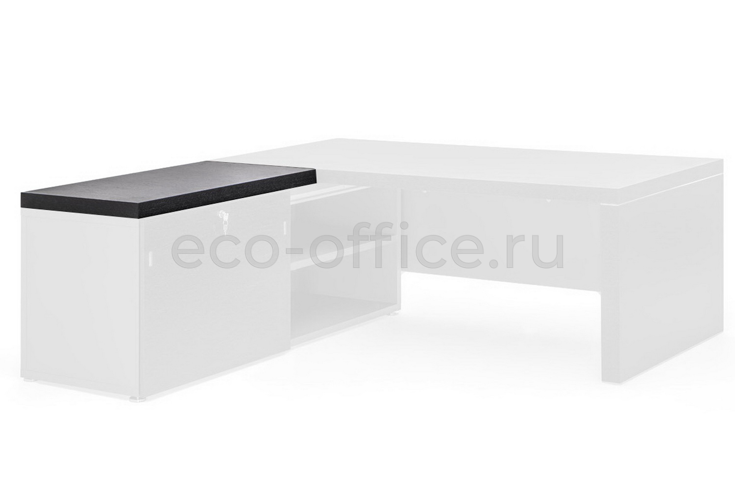 Топ опорной тумбы TITANO PTITP11060008C5 Черное Дерево купить в Челябинске