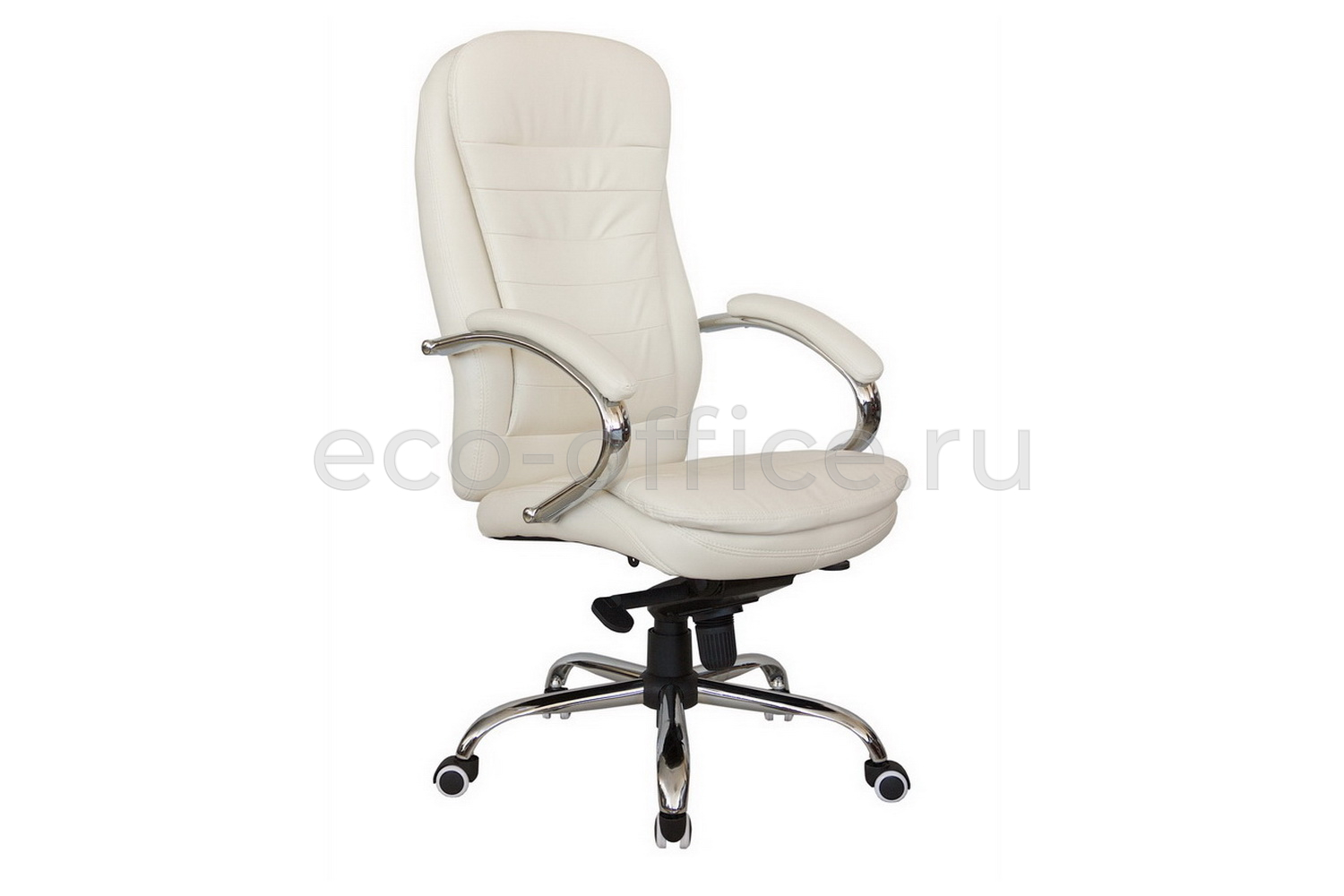 Кресло руководителя RV Chair FAIT 9024 Бежевая экокожа купить в Челябинске