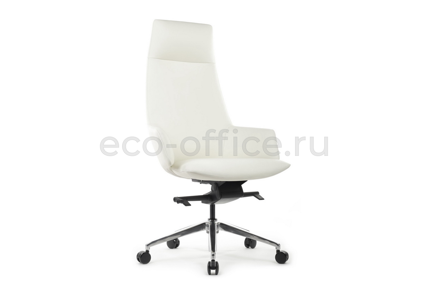 Кресло руководителя RV Design SPELL A1719 Белая кожа купить в Челябинске