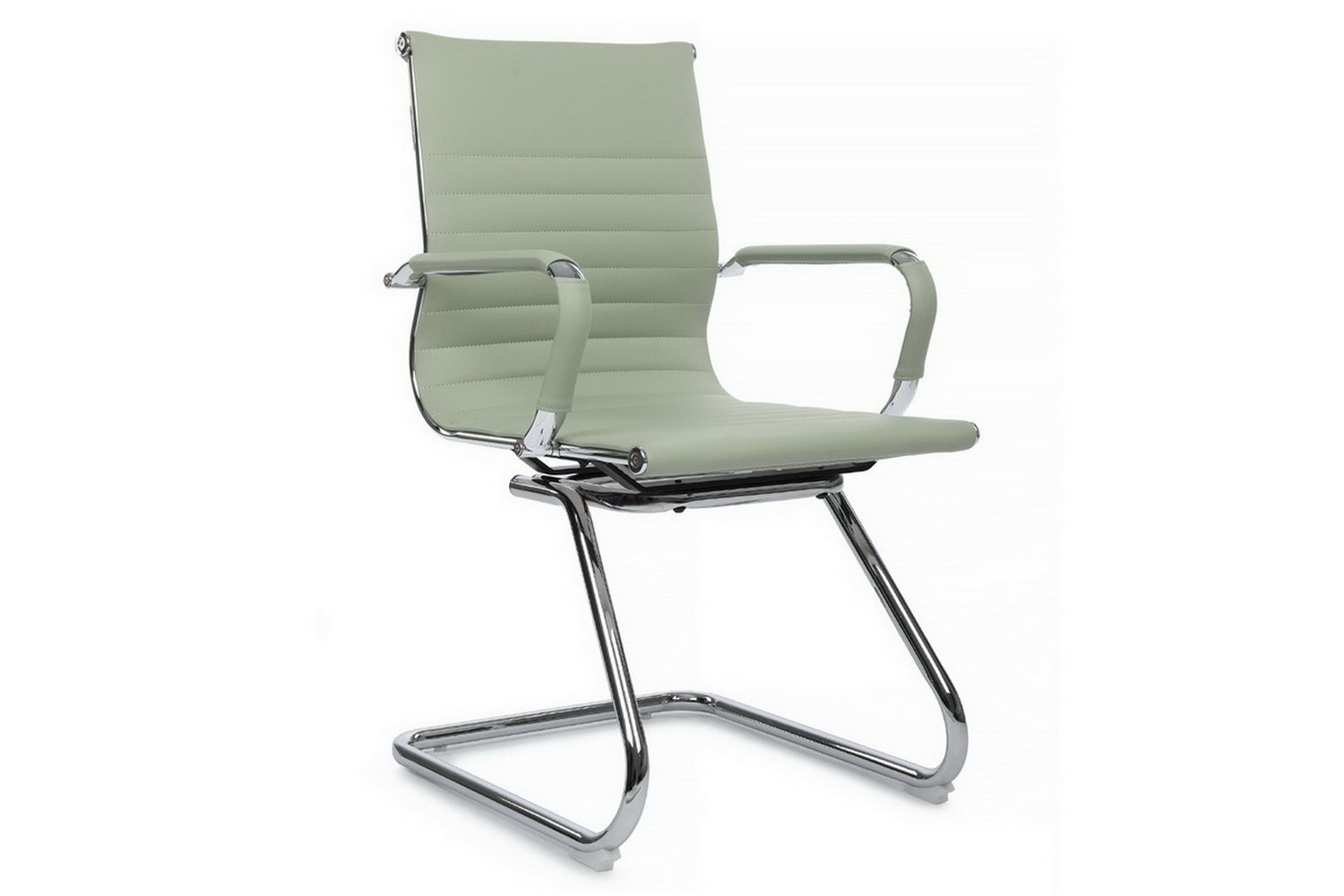Конференц-кресло RV Chair HUGO 6002-3E Зелёная экокожа  стоимость