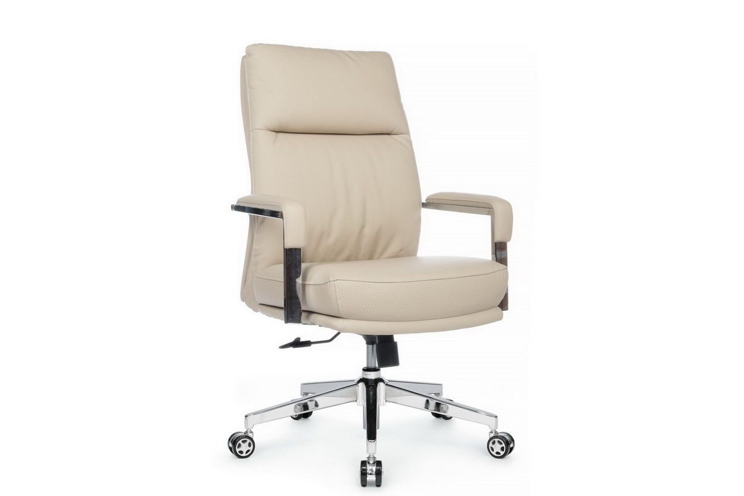 кресло rv chair leon-m b916 кремовая экокожа фото