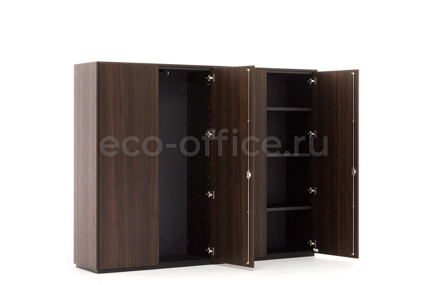 Шкаф для бумаг с гардеробом H.156 COTTO L.204 H.158 Жженый Дуб  купить в Челябинске