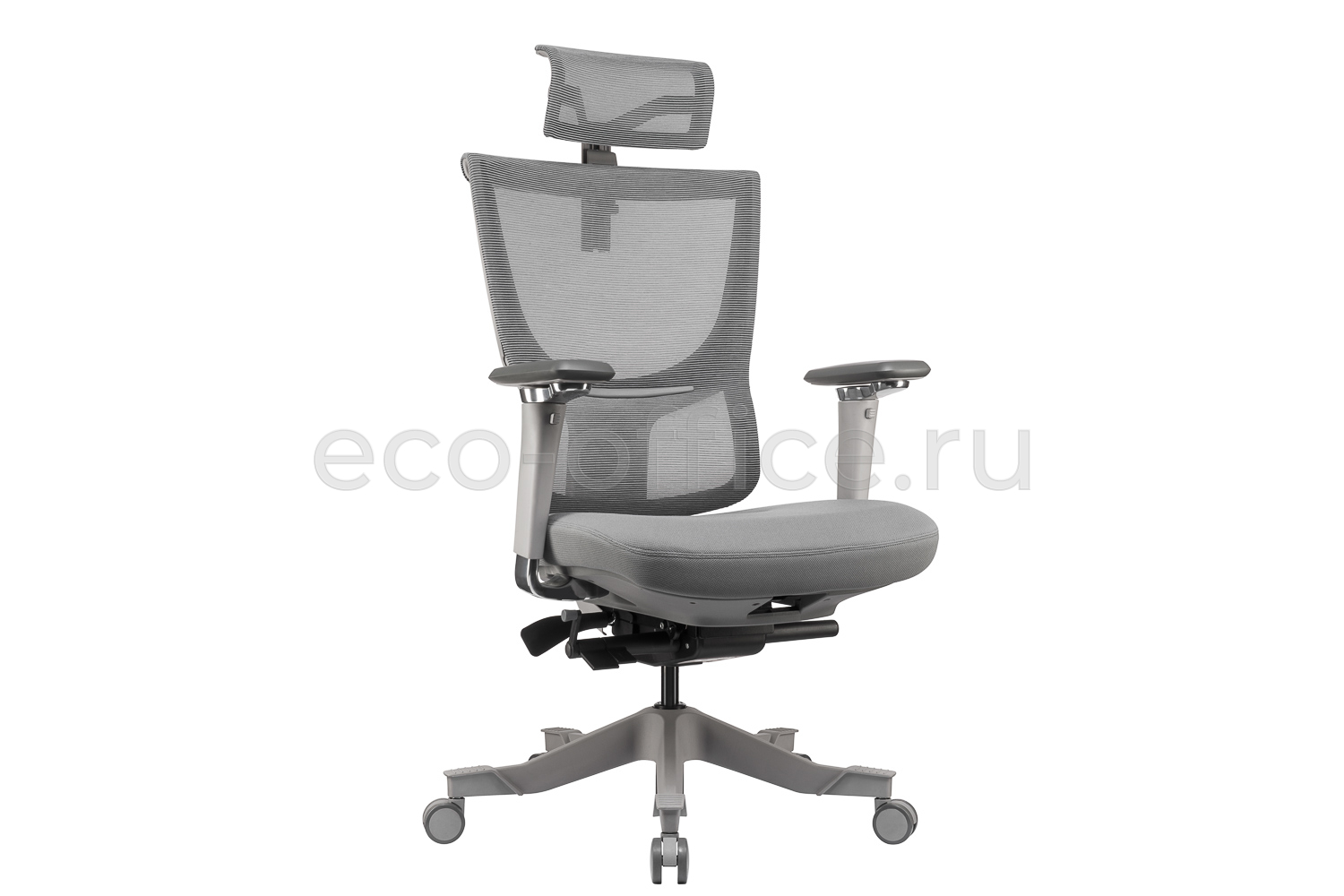 Кресло эргономичное ECO-CHAIR S8 Ergo Grey Серый купить в Челябинске