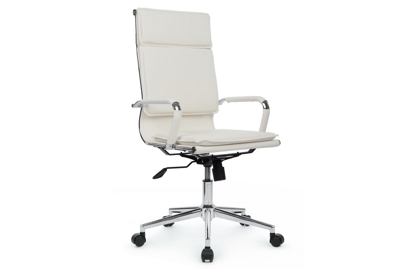 Кресло руководителя RV Chair HUGO 6003-1SE Белая экокожа  стоимость