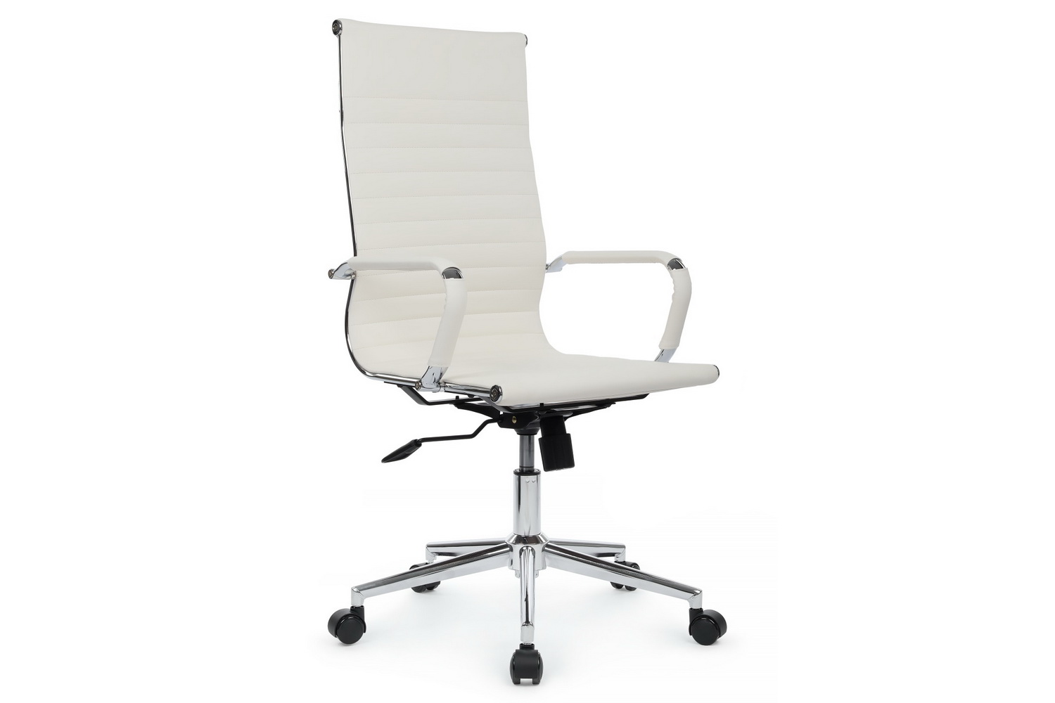 Кресло руководителя RV Chair HUGO 6002-1SE Белая экокожа  стоимость