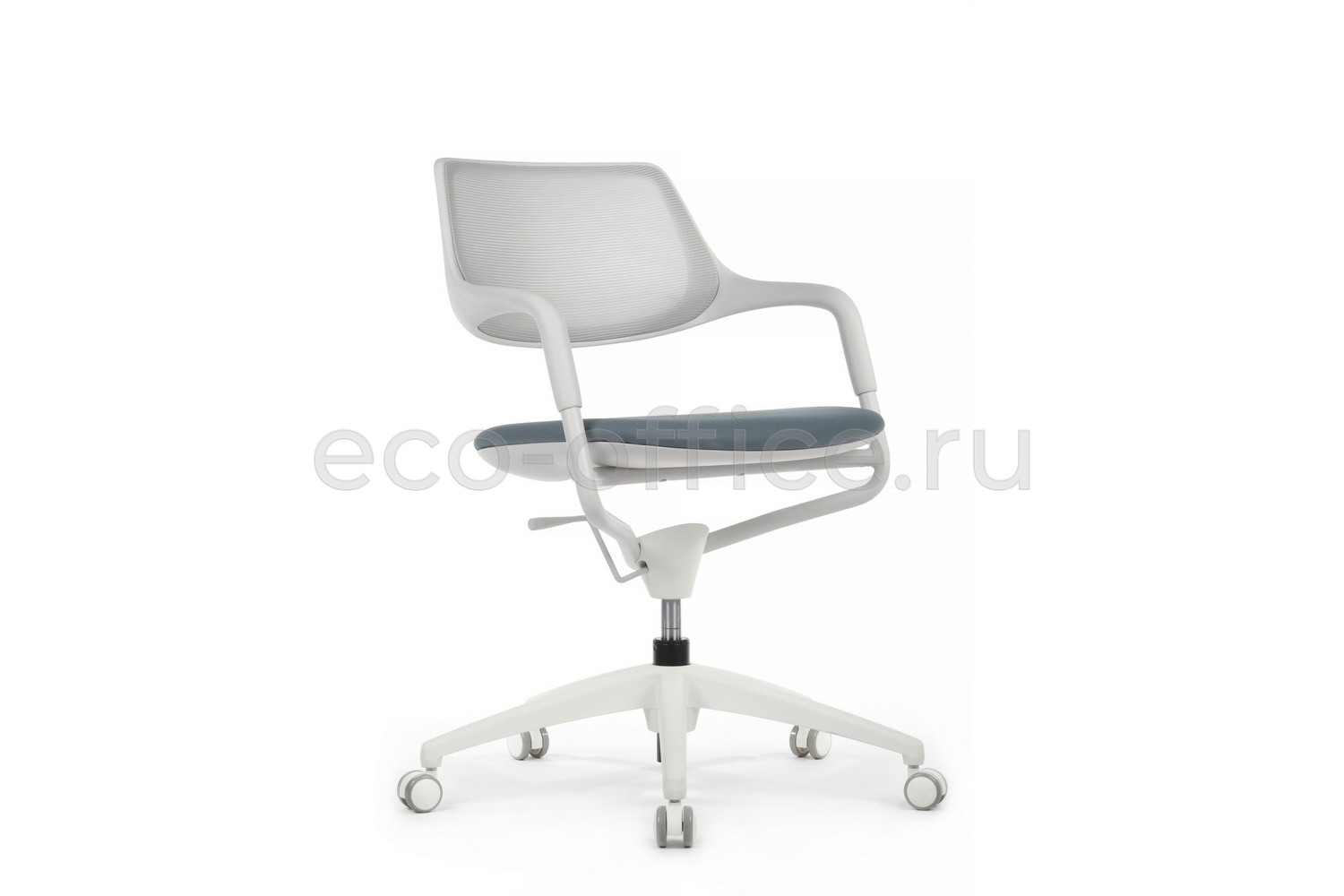 Кресло RV Design SCROLL HY-813D Серая сетка / Серая ткань купить в Челябинске