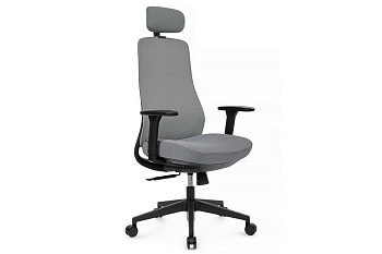 Кресло RV Design MIRO 6249A Чёрный пластик / Серая ткань купить в Челябинске