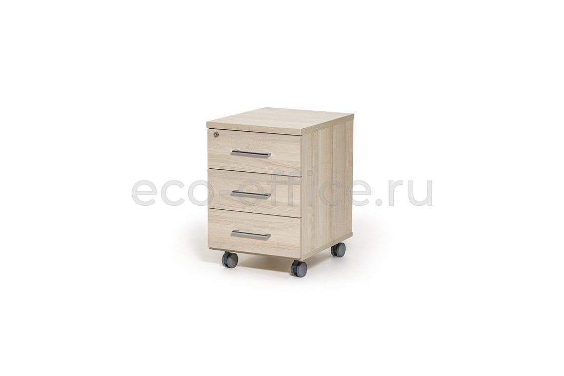 Тумба подкатная 3 ящика FE/RO 72T002 DYDY Дуб Светлый купить в Челябинске