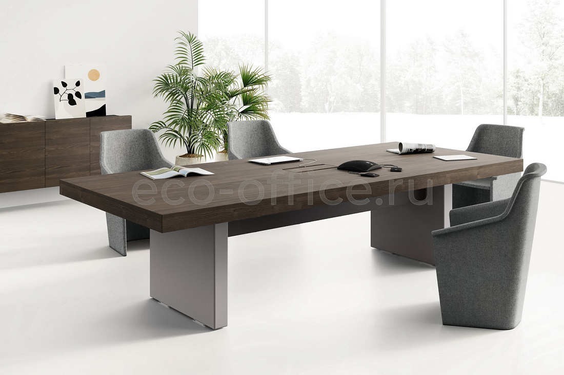 Стол для переговоров JERA 159913 Bali Walnut / Grey  стоимость