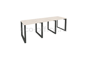 Рабочая станция на O-образном м/к ONIX O.MO-RS-3.0.7 Денвер Светлый / Антрацит металл фото