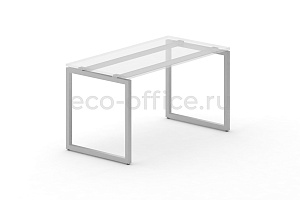 Металлокаркас на O-образных опорах 40х40 для стола 1000*720 Серый металл фото