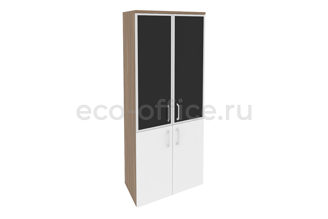 Шкаф высокий широкий ONIX O.ST-1.2 R black Дуб Аризона / Белый Бриллиант купить в Челябинске
