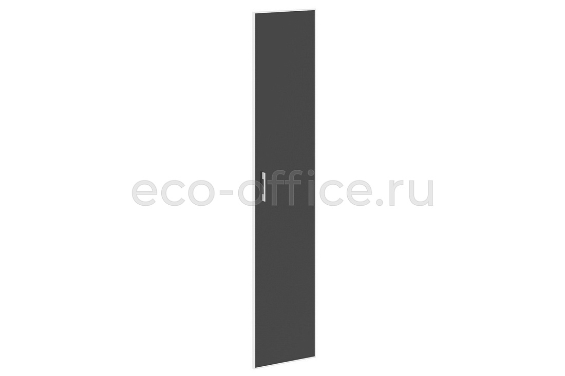 Дверь высокая стеклянная правая YALTA LT.S-1 R (R) black Чёрное стекло купить в Челябинске
