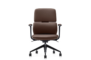 Кресло руководителя RV Design VENETTO-M FK013-B12 Коричневая кожа фото