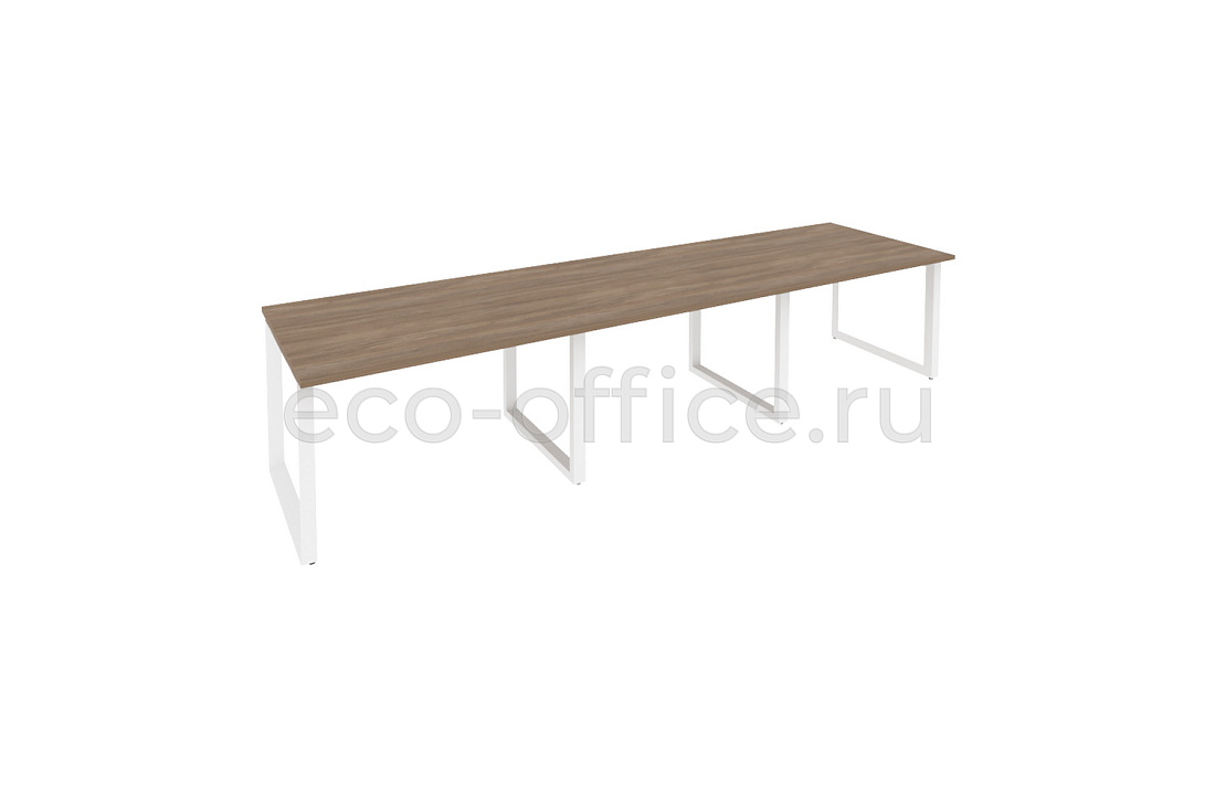 Стол переговорный (3 столешницы) ONIX O.MO-PRG-3.2 Дуб Аризона / Белый металл  купить в Челябинске