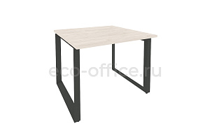 Стол переговорный (1 столешница) ONIX O.MO-PRG-1.1 Денвер Светлый / Антрацит металл фото