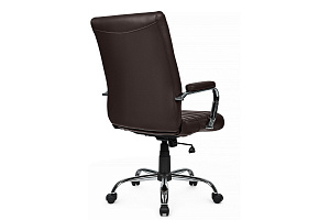 Кресло RV Chair KORS 9356H Тёмно-коричневая экокожа фото
