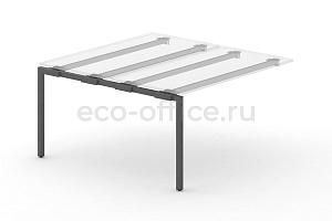 Металлокаркас на П-образной опоре 40x40 для наборного элемента 1000*1475 Антрацит металл фото