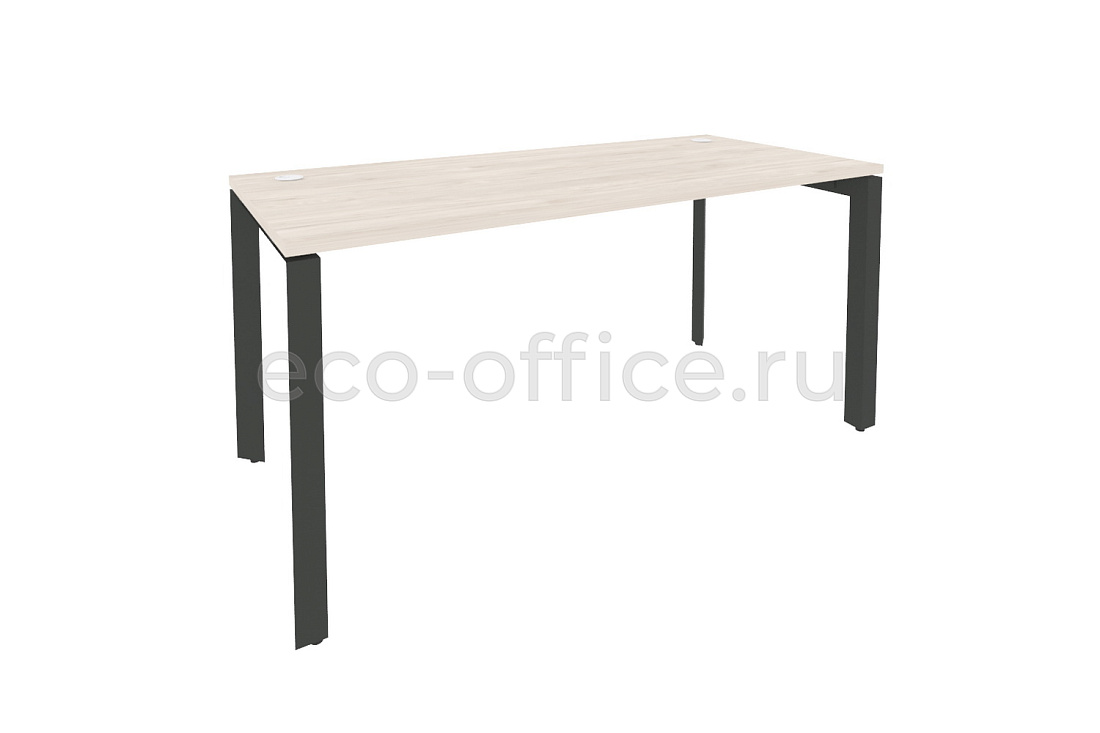 Стол рабочий на П-образном м/к ONIX O.MP-SP-4.7 Денвер Светлый / Антрацит металл купить в Челябинске