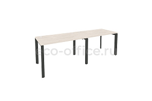 Рабочая станция на П-образном м/к ONIX O.MP-RS-2.2.7 Денвер Светлый / Антрацит металл фото