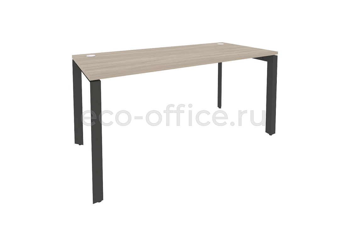 Стол рабочий на П-образном м/к ONIX O.MP-SP-4.7 Дуб Аттик / Антрацит металл  купить в Челябинске