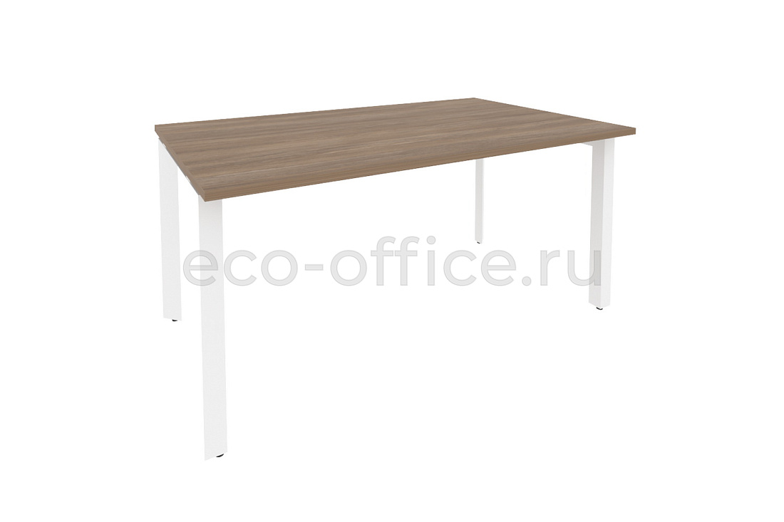 Стол переговорный (1 столешница) ONIX O.MP-PRG-1.4 Дуб Аризона / Белый металл  купить в Челябинске