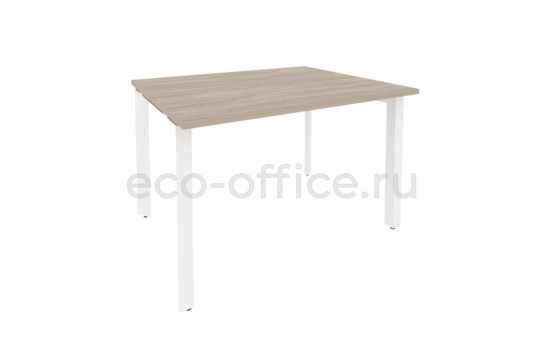 Стол переговорный (1 столешница) ONIX O.MP-PRG-1.2 Дуб Аттик / Белый металл  купить в Челябинске