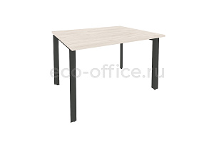 Стол переговорный (1 столешница) ONIX O.MP-PRG-1.2 Денвер Светлый / Антрацит металл фото