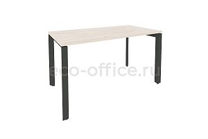 Стол рабочий на П-образном м/к ONIX O.MP-SP-3.7 Денвер Светлый / Антрацит металл фото