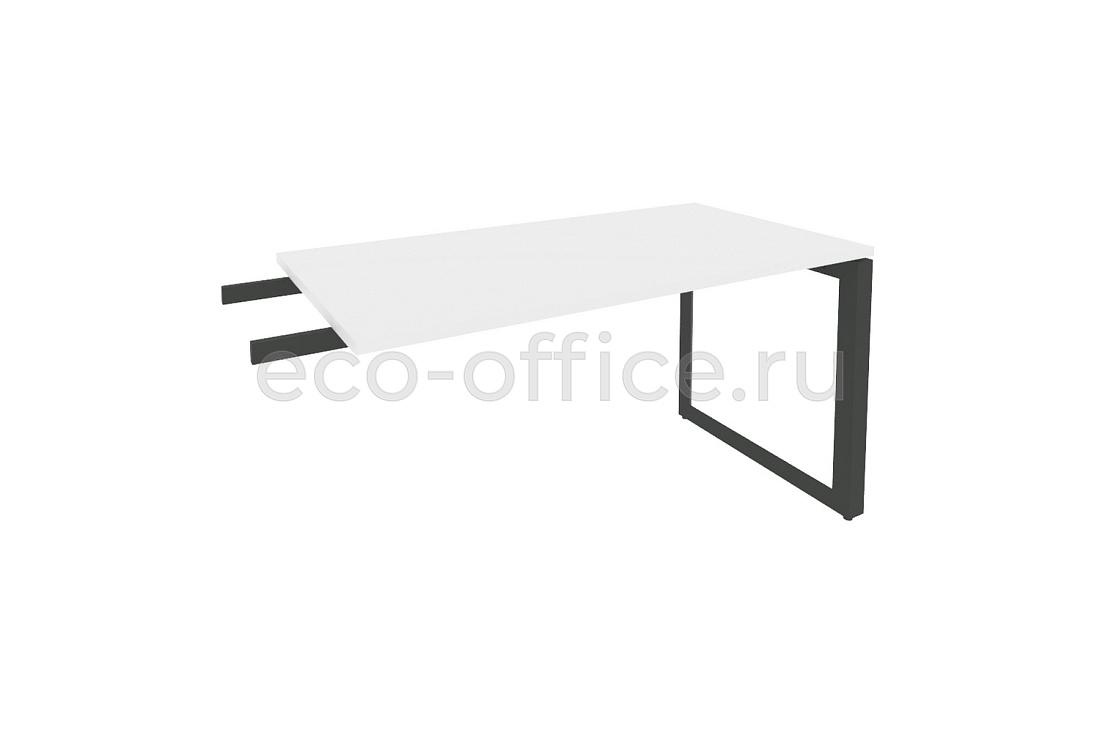 Брифинг-приставка на О-образном м/к ONIX O.MO-BR-13 Белый Бриллиант / Антрацит металл  купить в Челябинске