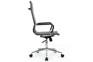Кресло руководителя RV Chair HUGO 6002-1SEC Чёрная экокожа фото