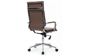 Кресло руководителя RV Chair HUGO 6003-1SE Коричневая экокожа фото