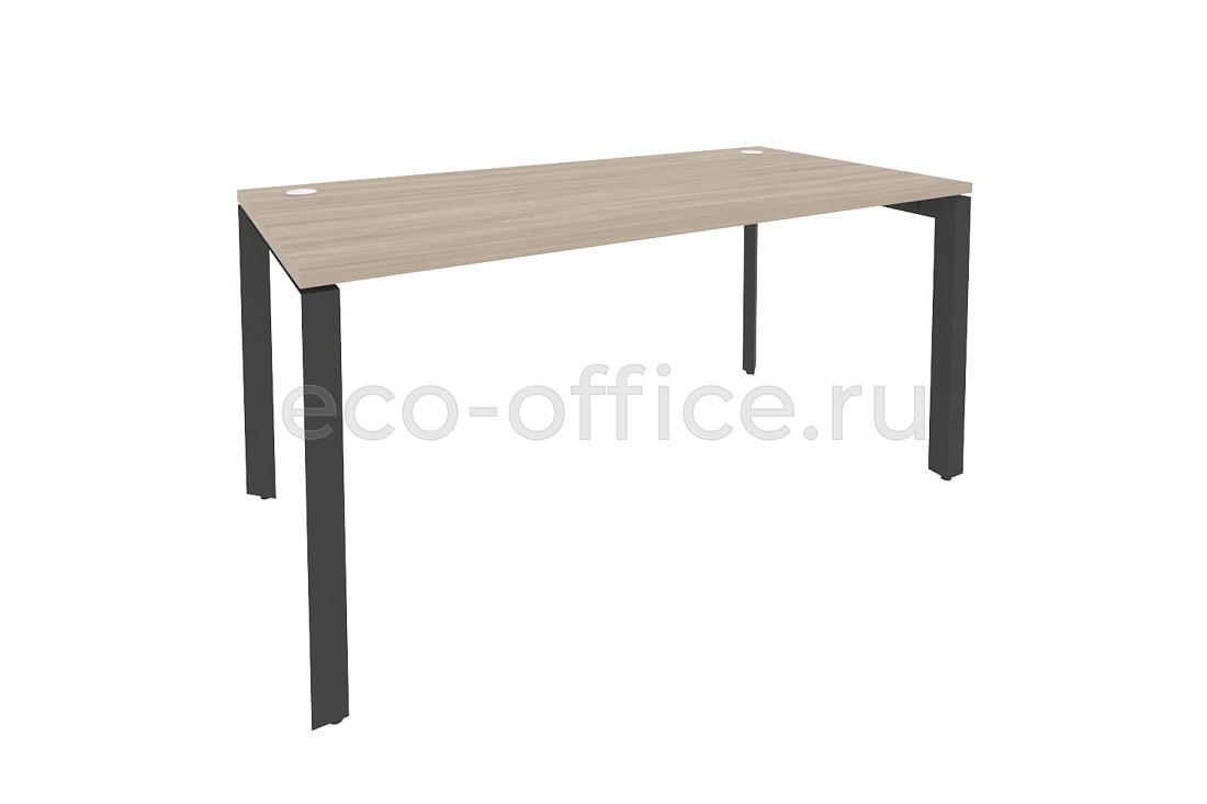 Стол рабочий на П-образном м/к ONIX O.MP-SP-4.8 Дуб Аттик / Антрацит металл  купить в Челябинске