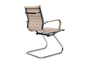 Конференц-кресло RV Chair HUGO 6002-3EC Бежевая экокожа фото