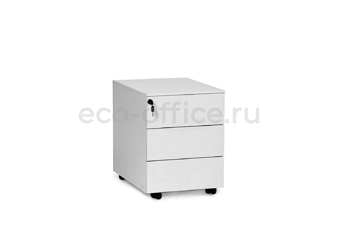 Тумба мобильная 3 ящика UNI CP3 BI / 5133335901 Белый купить в Челябинске