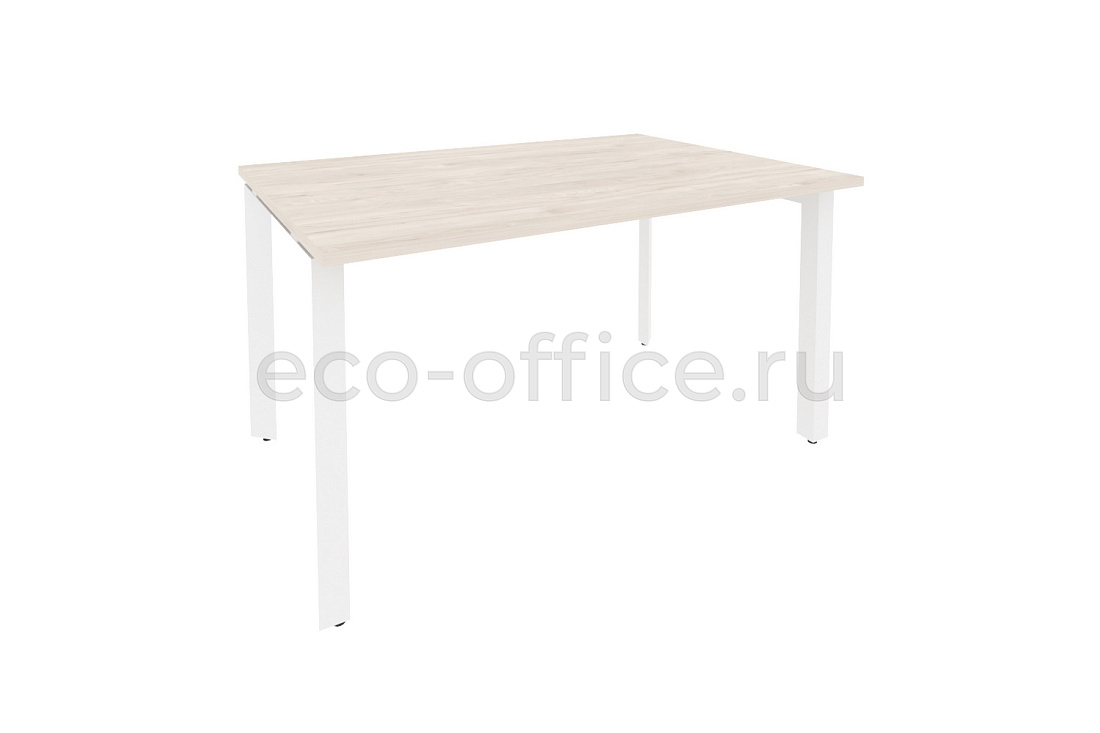 Стол переговорный (1 столешница) ONIX O.MP-PRG-1.3 Денвер Светлый / Белый металл  купить в Челябинске