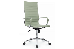 Кресло руководителя RV Chair HUGO 6002-1SE Зелёная экокожа фото