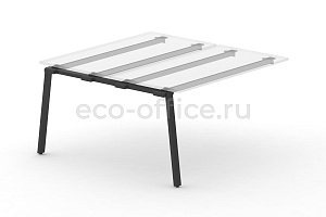 Металлокаркас на А-образной опоре 60х30 для наборного элемента 1000*1475 Черный металл фото