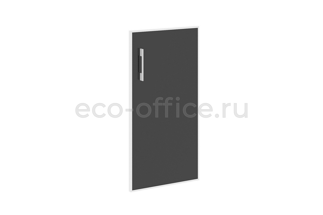 Дверь низкая стеклянная правая YALTA LT.S-3 R (R) black Чёрное стекло купить в Челябинске