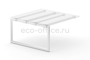 Металлокаркас на O-образной опоре 50x50 для наборного элемента 1000*1475 Белый металл фото