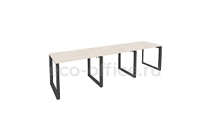 Рабочая станция на O-образном м/к ONIX O.MO-RS-3.1.7 Денвер Светлый / Антрацит металл фото