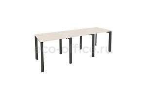 Рабочая станция на П-образном м/к ONIX O.MP-RS-3.0.7 Денвер Светлый / Антрацит металл фото