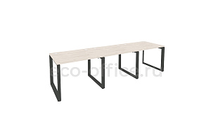 Рабочая станция на O-образном м/к ONIX O.MO-RS-3.1.8 Денвер Светлый / Антрацит металл фото