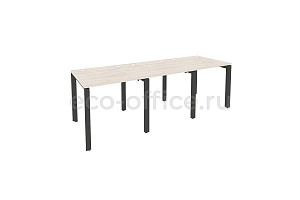 Рабочая станция на П-образном м/к ONIX O.MP-RS-3.0.8 Денвер Светлый / Антрацит металл фото