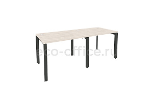 Рабочая станция на П-образном м/к ONIX O.MP-RS-2.1.8 Денвер Светлый / Антрацит металл фото